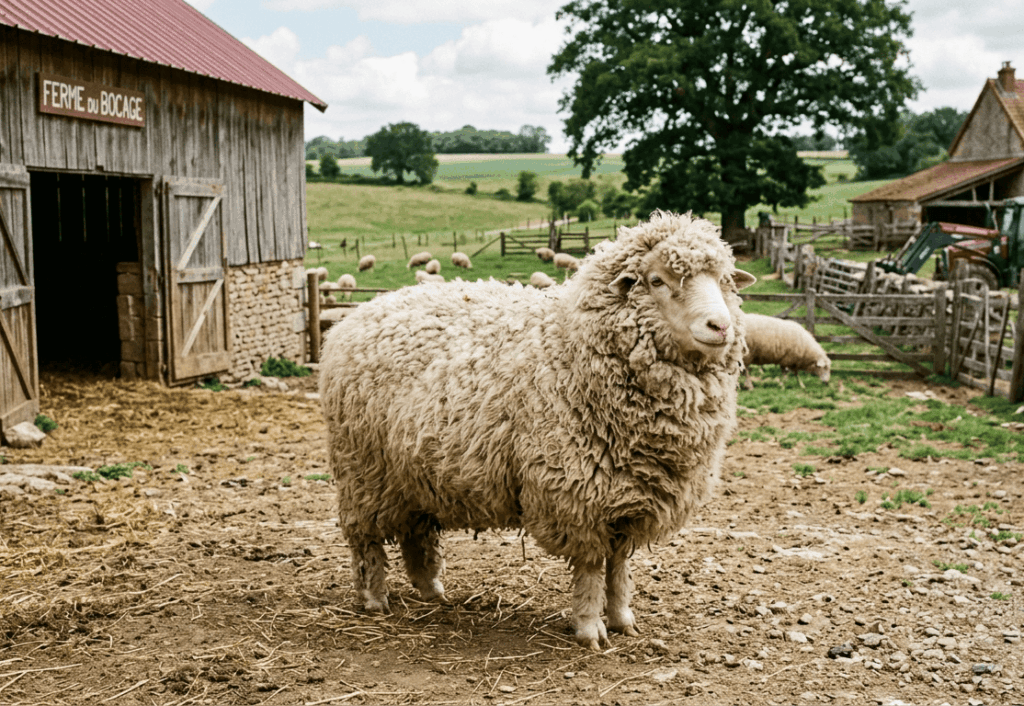 Mouton de la ferme du Bocage